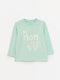 Crew Neck Printed Long Sleeve Baby Boy T-Shirt